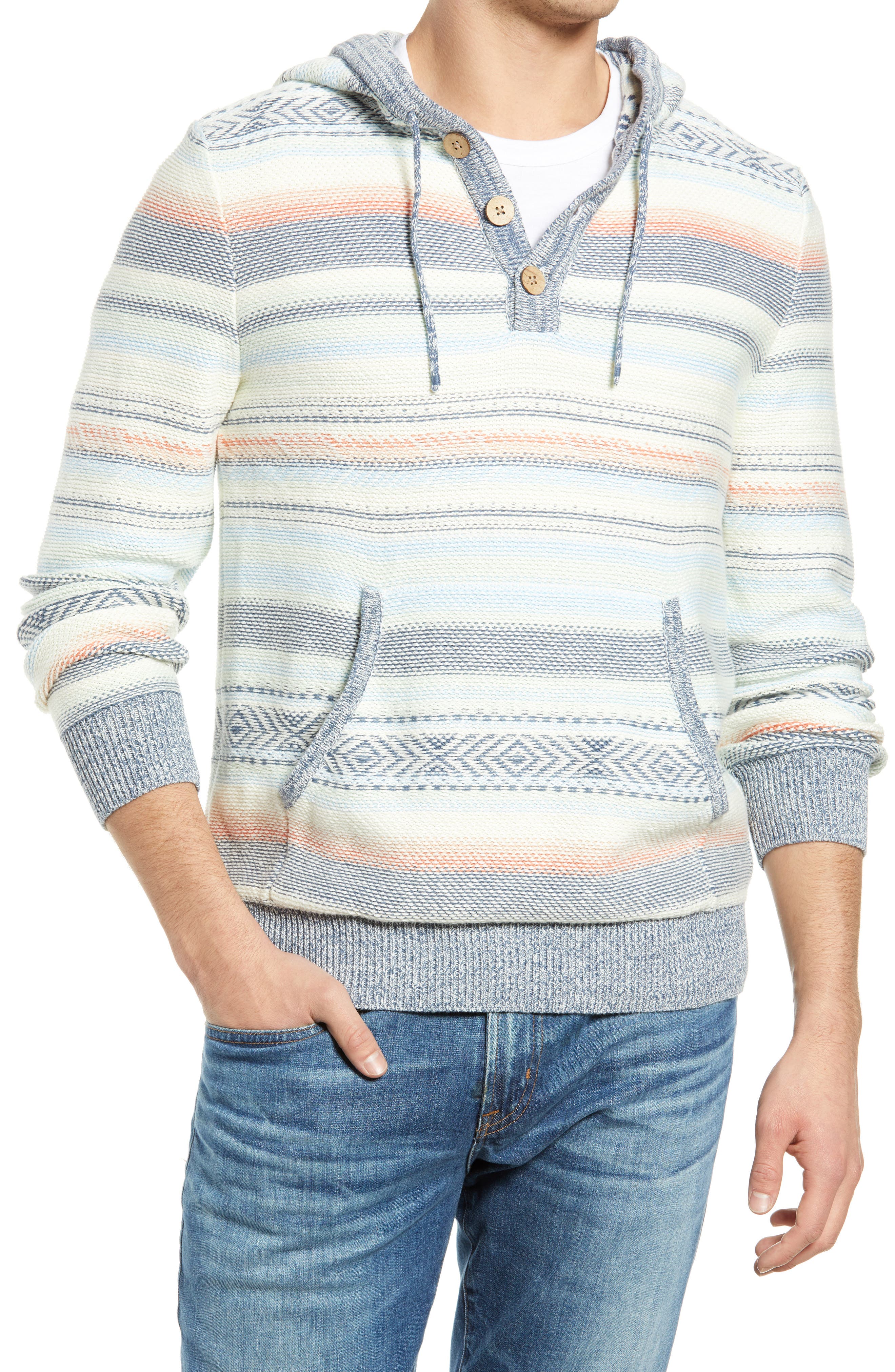 mens henley sweater