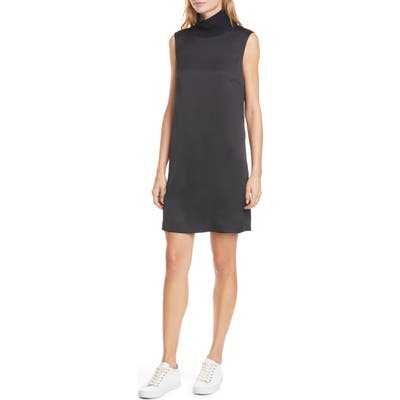 Club Monaco Jourdan Turtleneck Shift Dress, Black