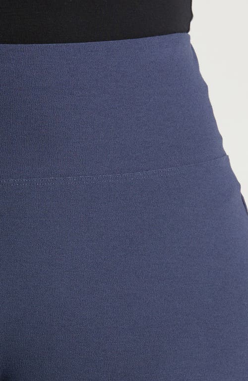 Eileen Fisher High Waist Slim Stretch Ankle Pants In Nocturne