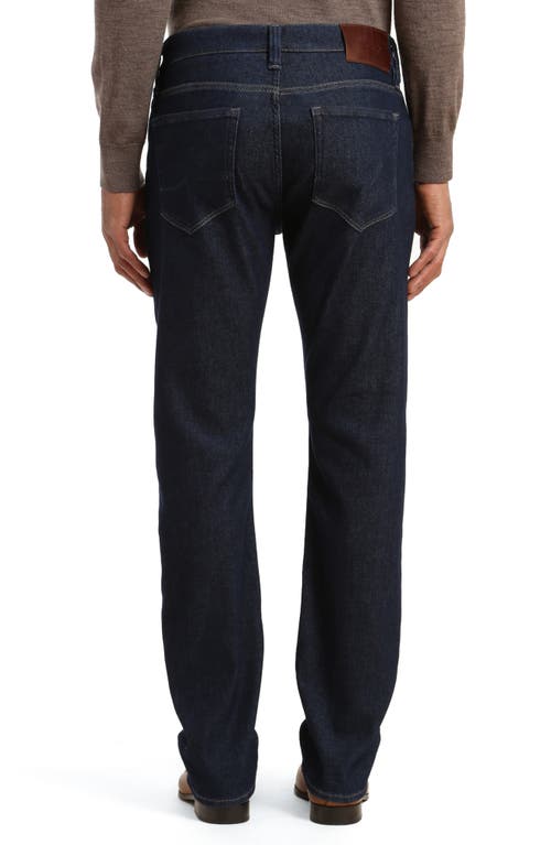 34 Heritage Courage Straight Leg Jeans In Deep Structure