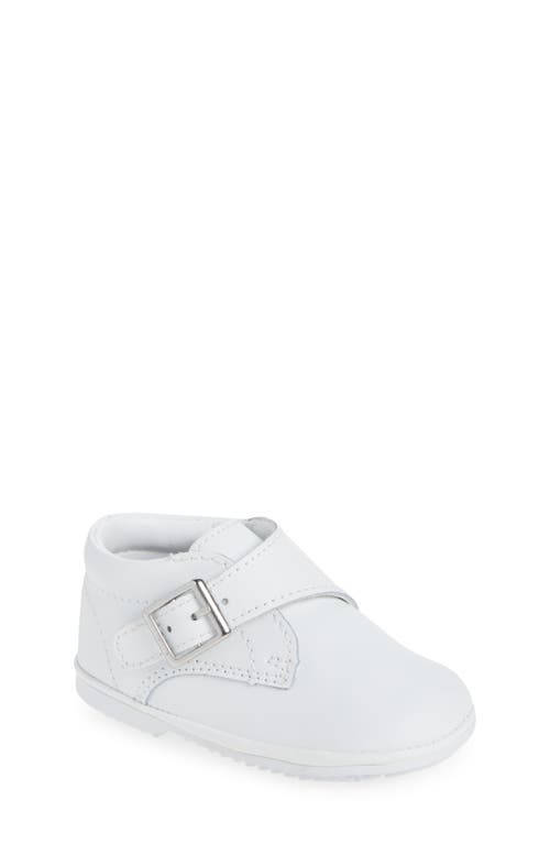 L'AMOUR Finch Crib Shoe in White 