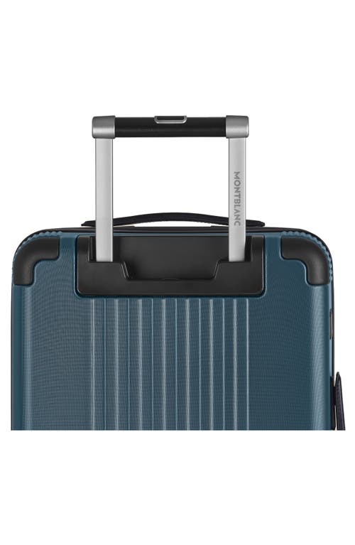 Shop Montblanc My4810 Cabin Trolley Carry-on Suitcase In Avio Blue