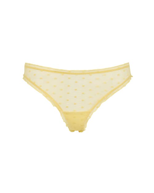 Shop Adore Me Kay Thong Panties In Light Yellow