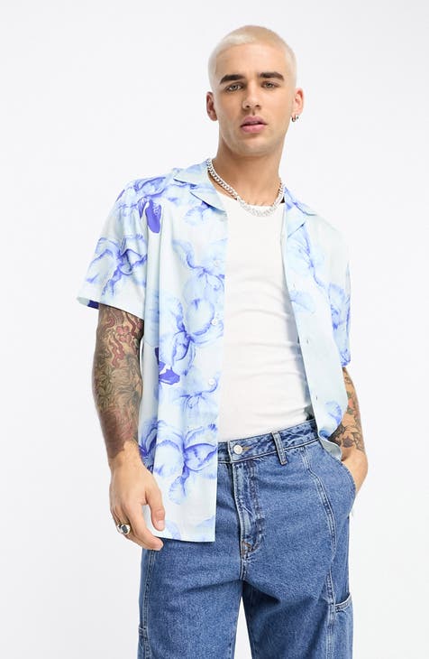 Century Camp Button Up - Pacific Blue