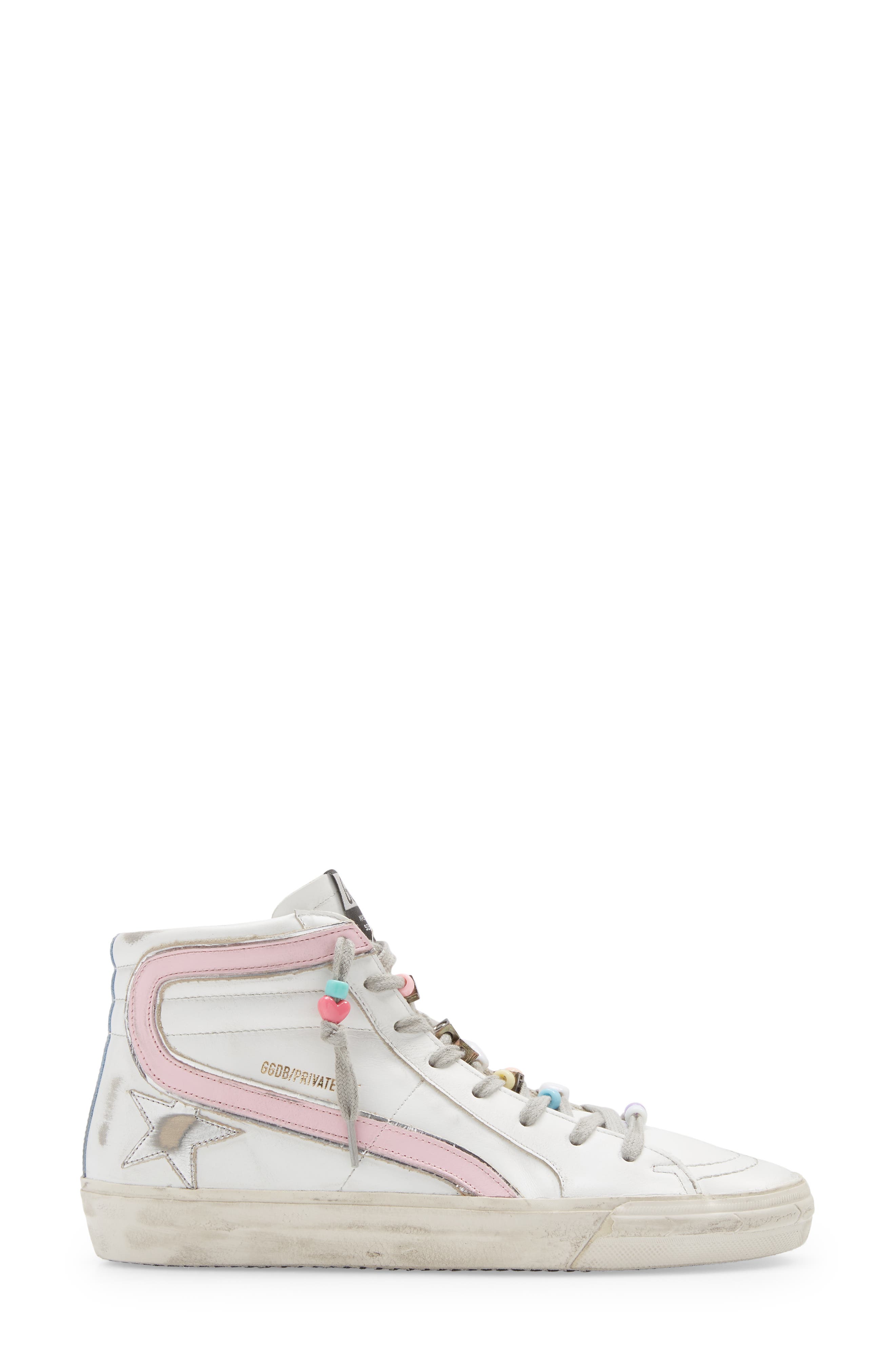 golden goose beaded sneakers