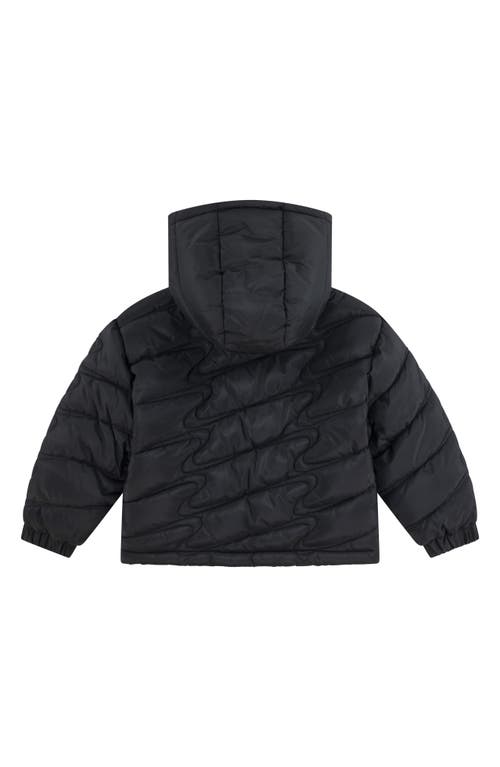NIKE NIKE KIDS' SWOOSH QUILTED HOODED PUFFER JACKET