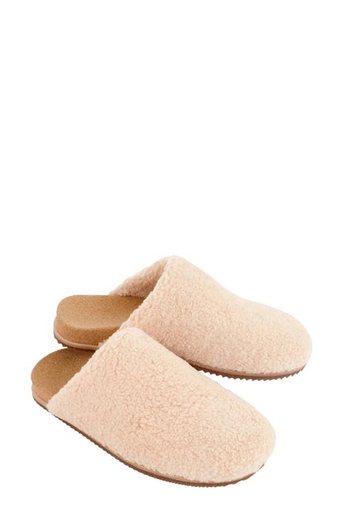 Holly Orthotic Faux Shearling Slipper in Tan