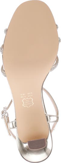 Bobby Embellished Ankle Strap Sandal