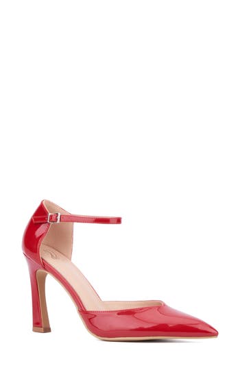New York And Company Xaria Pump In Red Patent