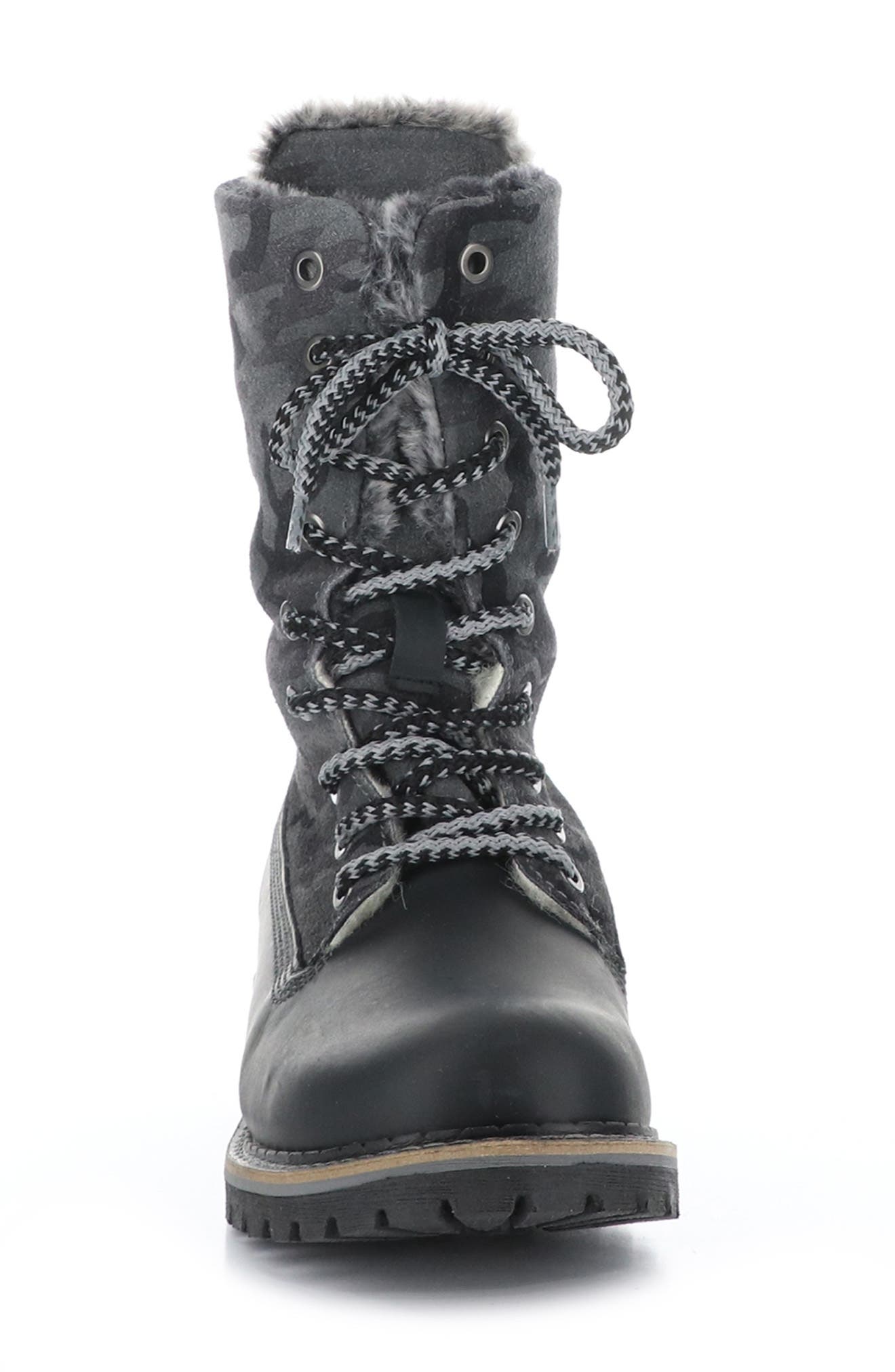 wool lined combat boots