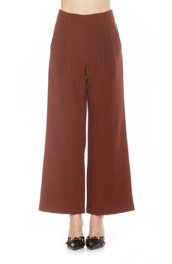 Alexia Admor Elodie Pants In Brown