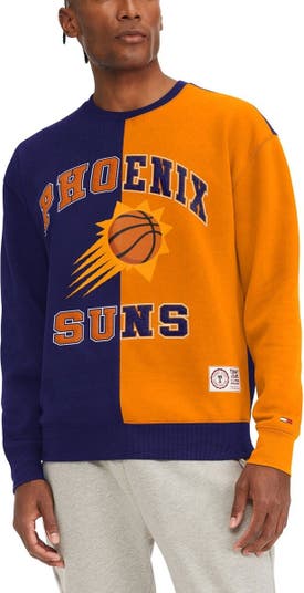 Men's Tommy Jeans Purple/Orange Phoenix Suns Keith Split Pullover Sweatshirt