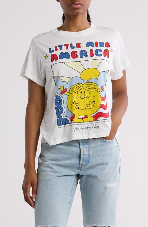 Little Miss America Graphic T-Shirt