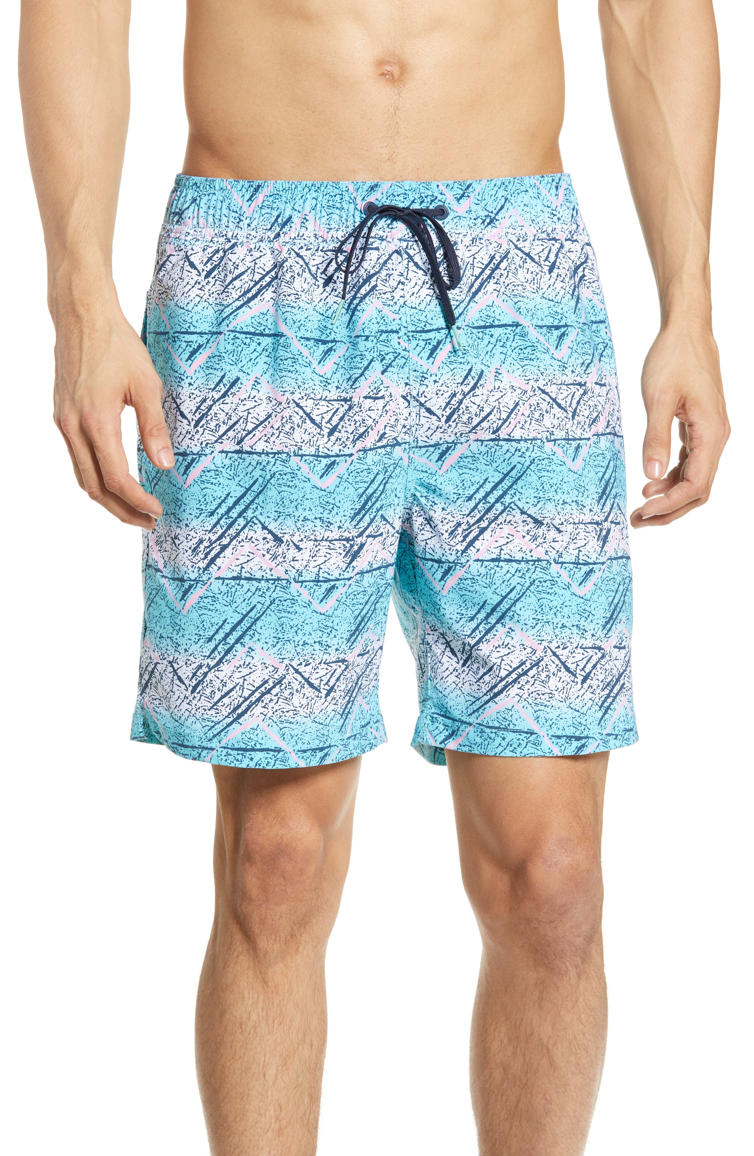 Billabong Sundays Layback Volley Swim Trunks, Blue