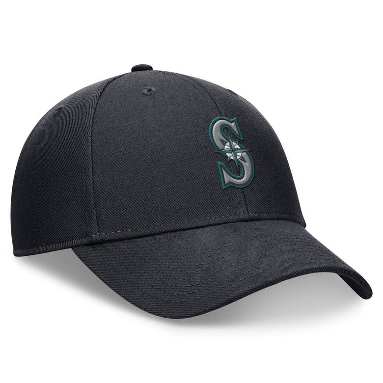 Shop Nike Navy Seattle Mariners Evergreen Club Performance Adjustable Hat
