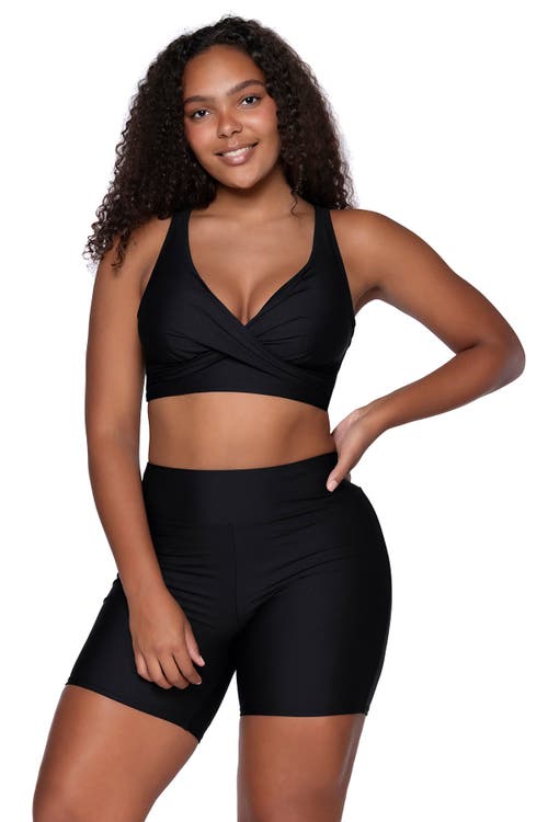 Shop Sunsets Elsie Top-34e/32f/30g In Black