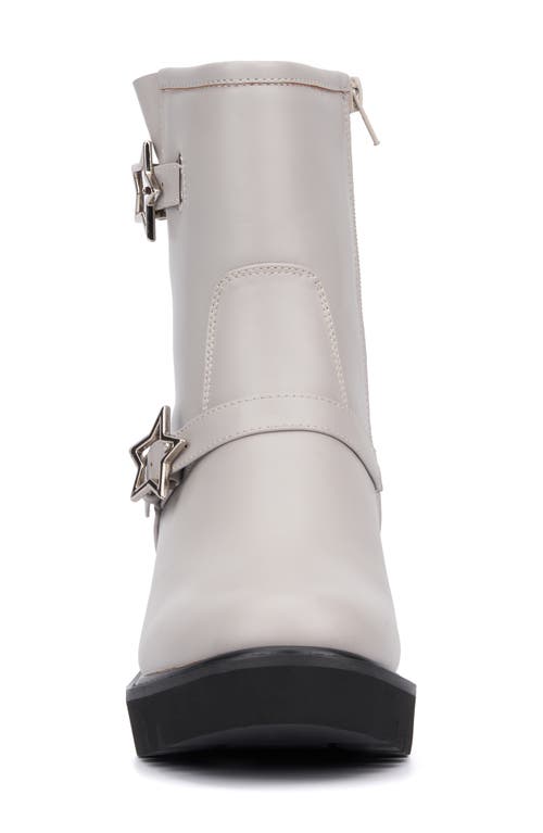 Olivia Miller Neptune Lug Sole Boot In Grey