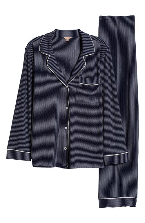 EBERJEY EBERJEY SLEEP CHIC JERSEY KNIT PAJAMAS 