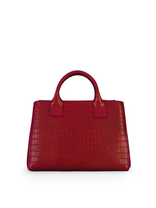 Teddy Blake Bella Croco 12" In Dark Red