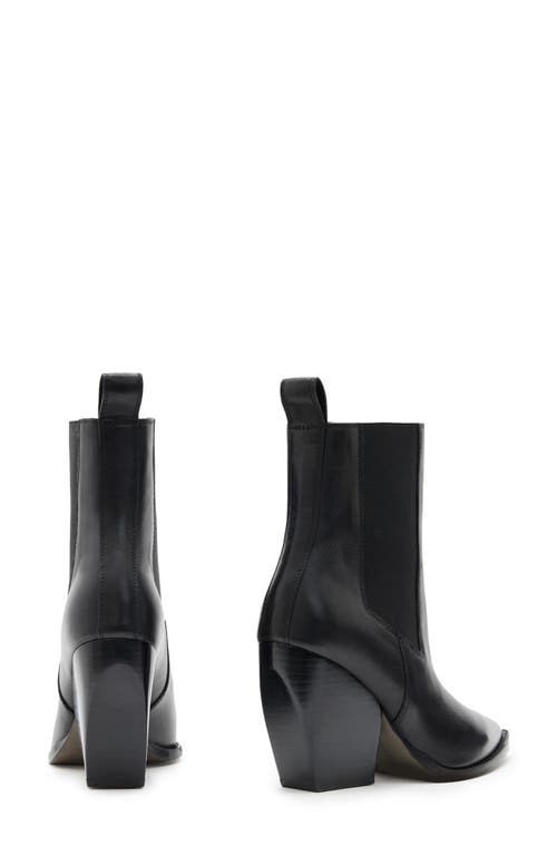 Shop Allsaints Ria Block Heel Bootie In Black