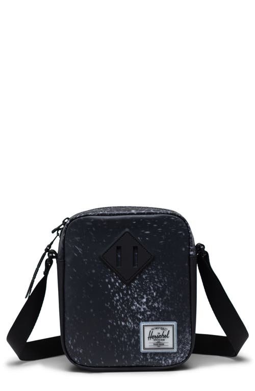 Shop Herschel Supply Co . Heritage Crossbody Bag In Spray Paint Distress