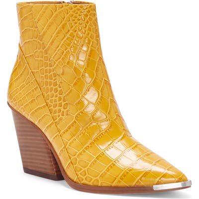 Vince Camuto Anikah Pointy Toe Bootie, Yellow