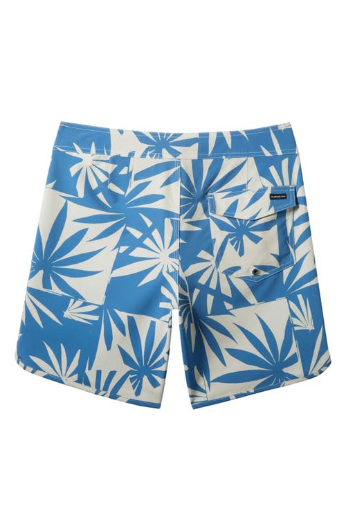 Shop Quiksilver Surfsilk Scallop Board Shorts In Star Sapphire