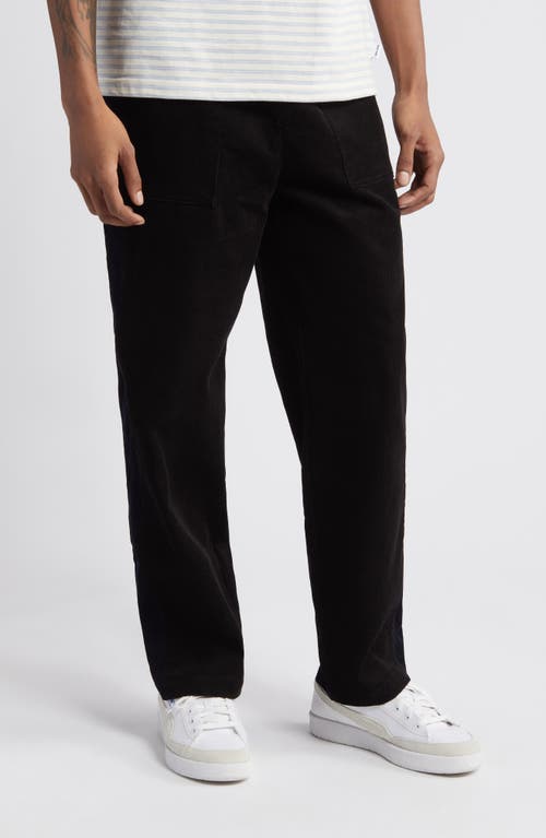 Cotton Corduroy Pants in Black