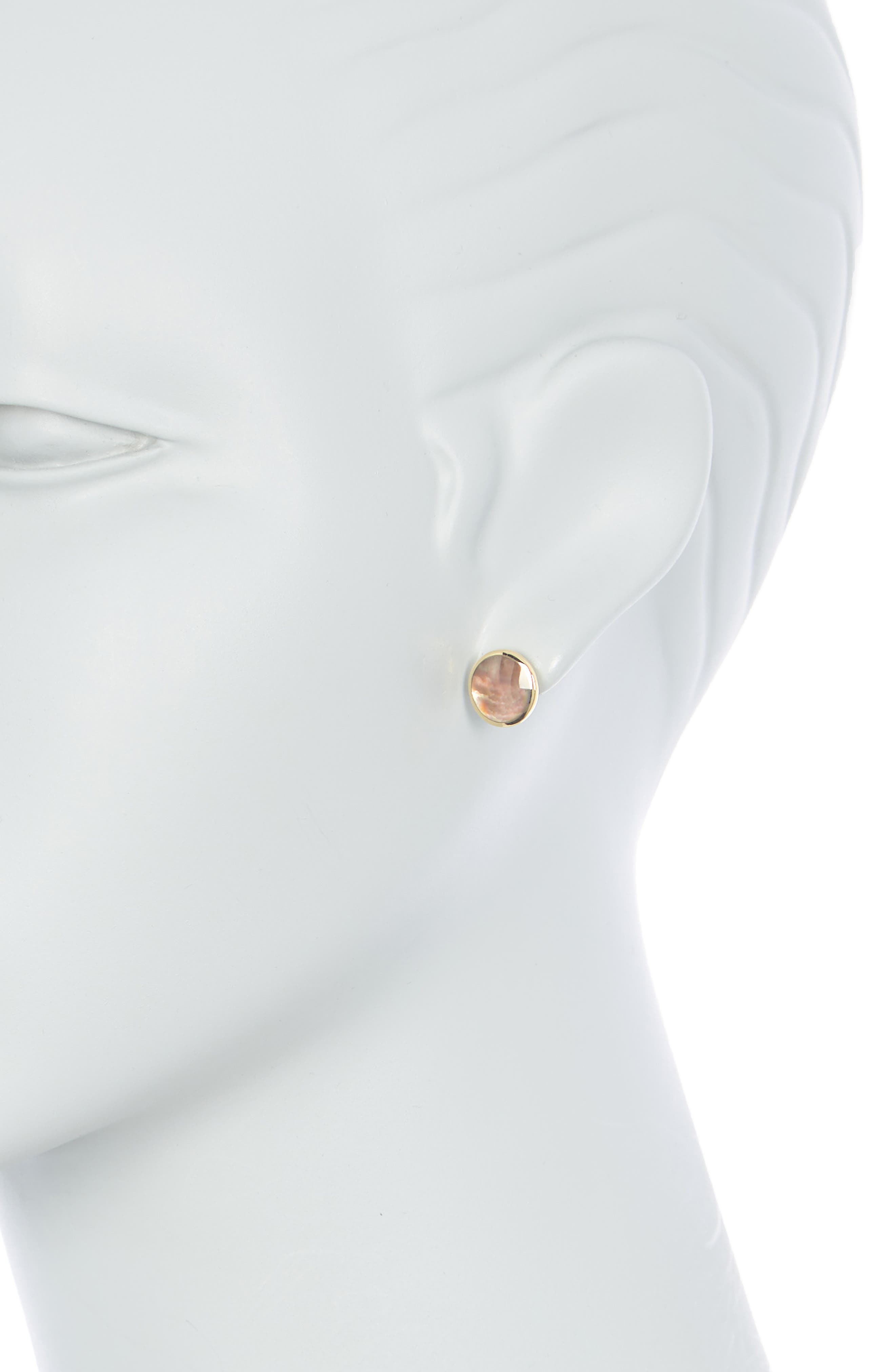 Ippolita 18k Polished Rock Candy Stud Earrings In Gold