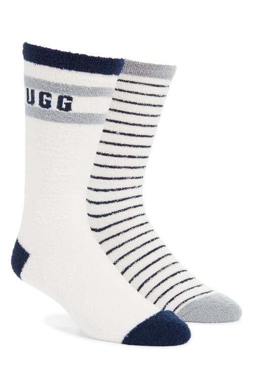 UGG(r) Assorted 2-Pack Kaiden Cozy Socks in Ugg /Navy