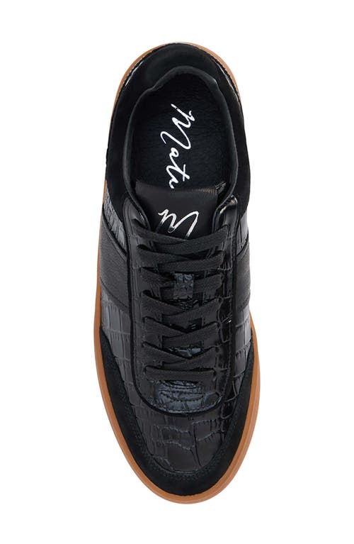 Shop Matisse Quincy Sneaker In Black Croc