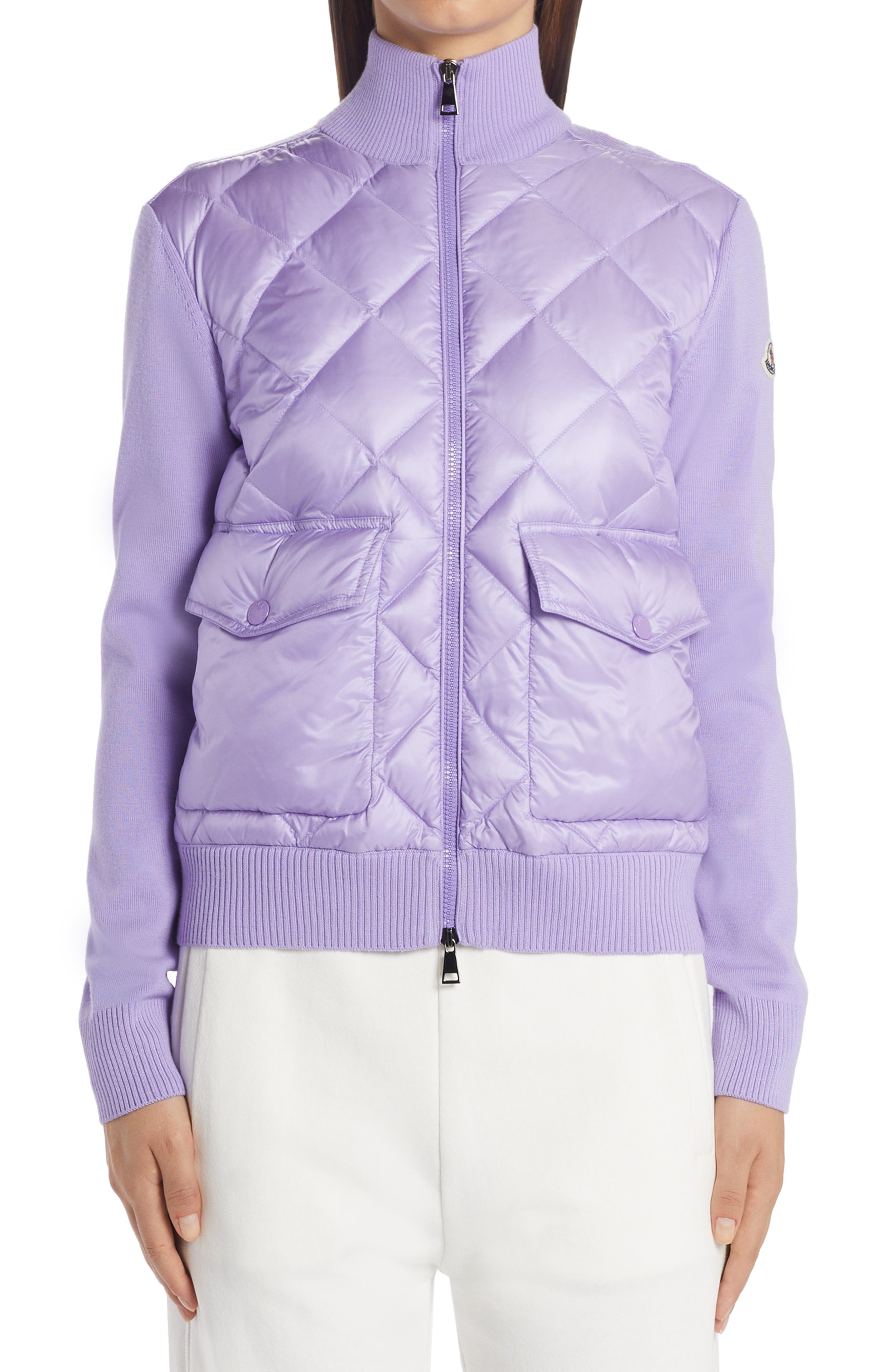 moncler purple sweater