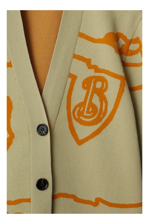 BURBERRY BURBERRY EKD COTTON BLEND CARDIGAN 