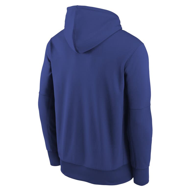 Shop Nike Youth  Royal New York Mets Authentic Collection Performance Pullover Hoodie