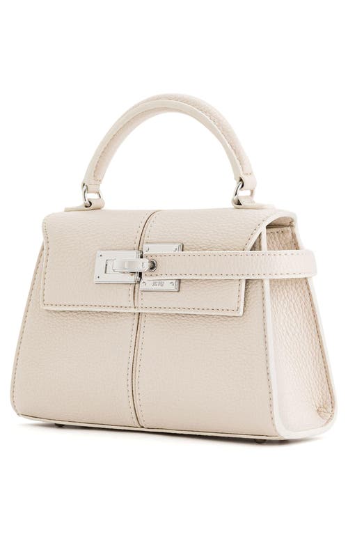 Jw Pei Elise Faux Leather Top Handle Bag In White