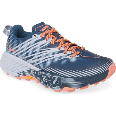 Hoka One One Speedgoat 4 Trail Running Shoe- Blue