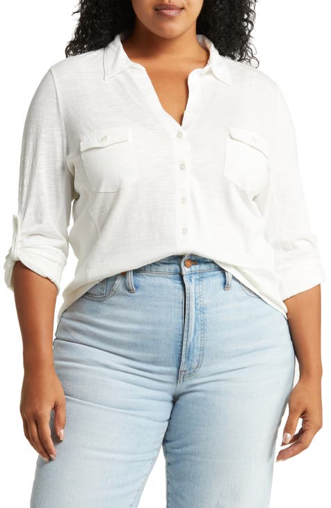 Ivory Plus-Size Tops for Women | Nordstrom