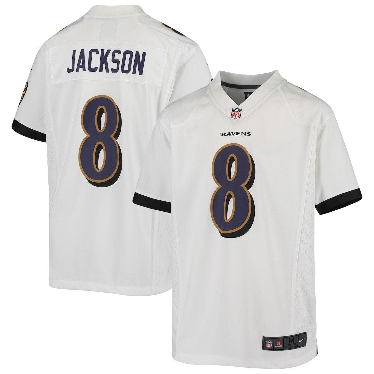 lamar jackson game jersey black