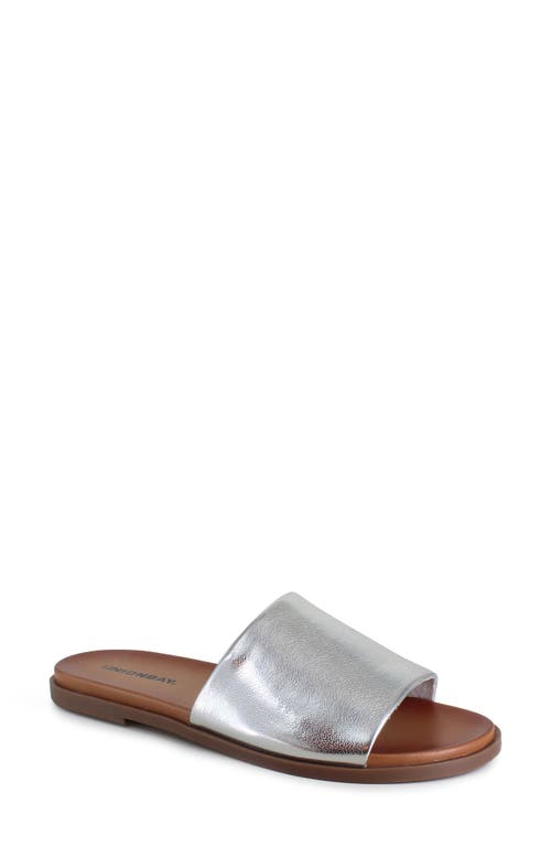 Shop Unionbay Renee Slide Sandal In Silver