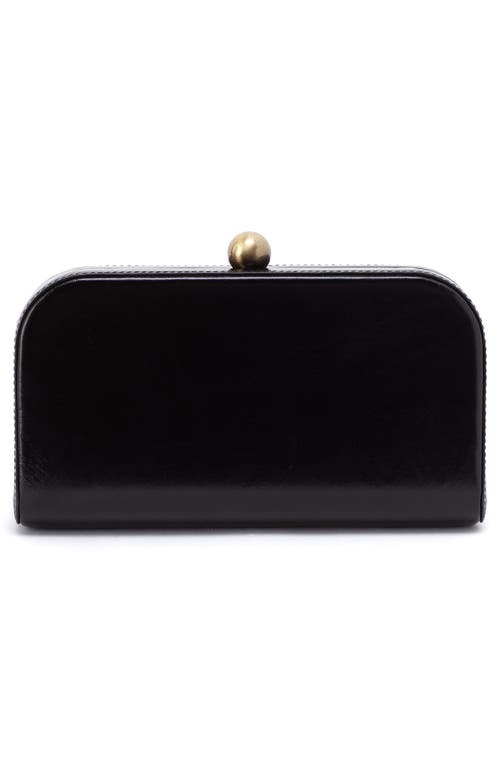 Hobo Women's Lauren Minaudiere Clutch Bag In Polished Black In Black