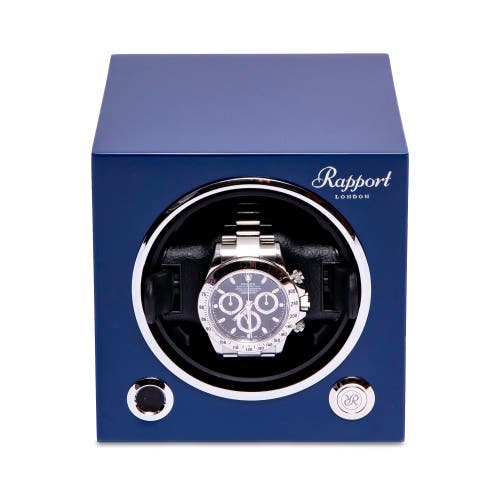 Rapport London Evolution Single Watch Winder In Blue
