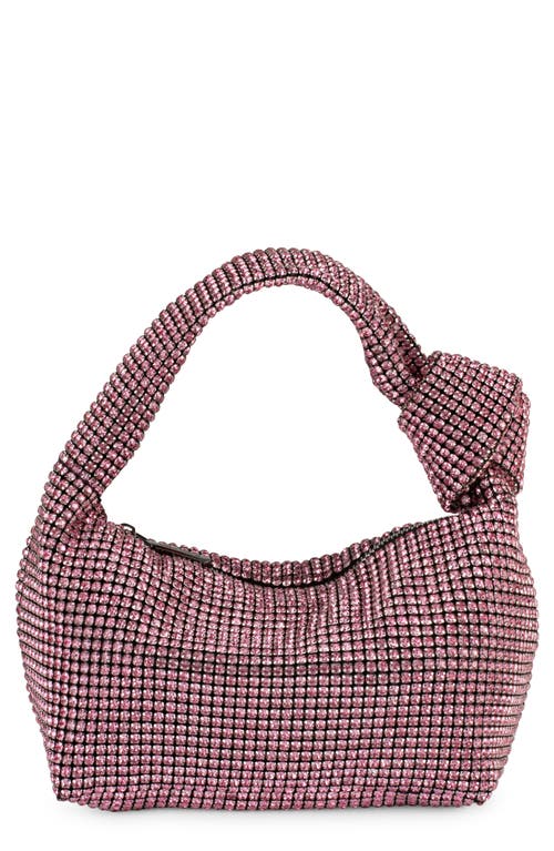 Polly Crystal Shoulder Bag in Pink