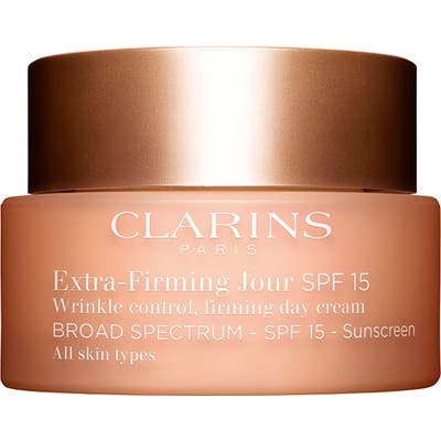Clarins Extra-Firming Wrinkle Control Firming Day Cream Broad Spectrum 15 For All Skin Types