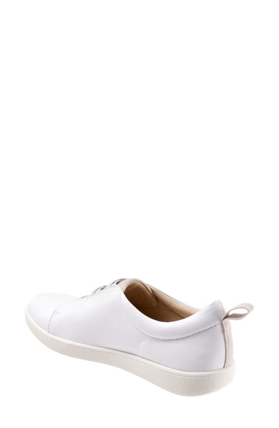 Shop Trotters Avrille Sneaker In White Leather