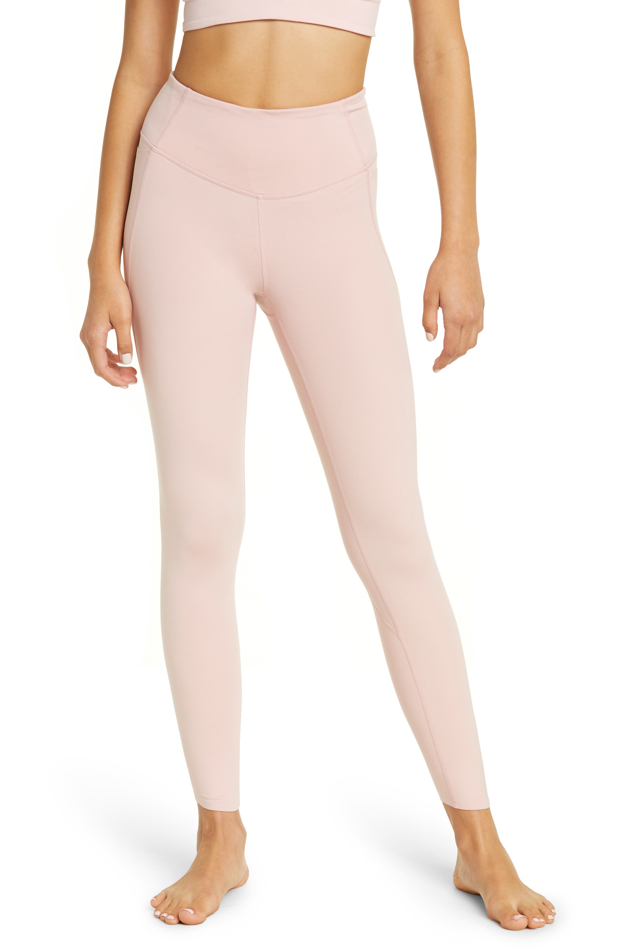 light pink yoga pants