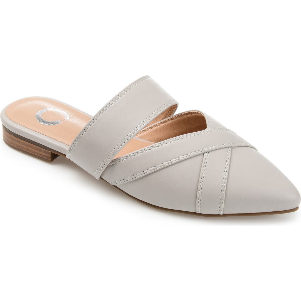 Shop Journee Collection Stasi Mule In Grey
