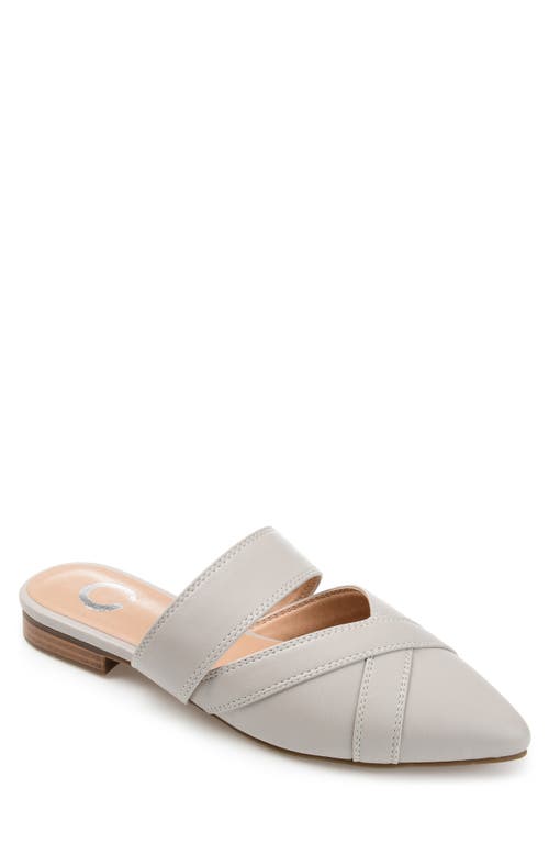 Shop Journee Collection Stasi Mule In Grey