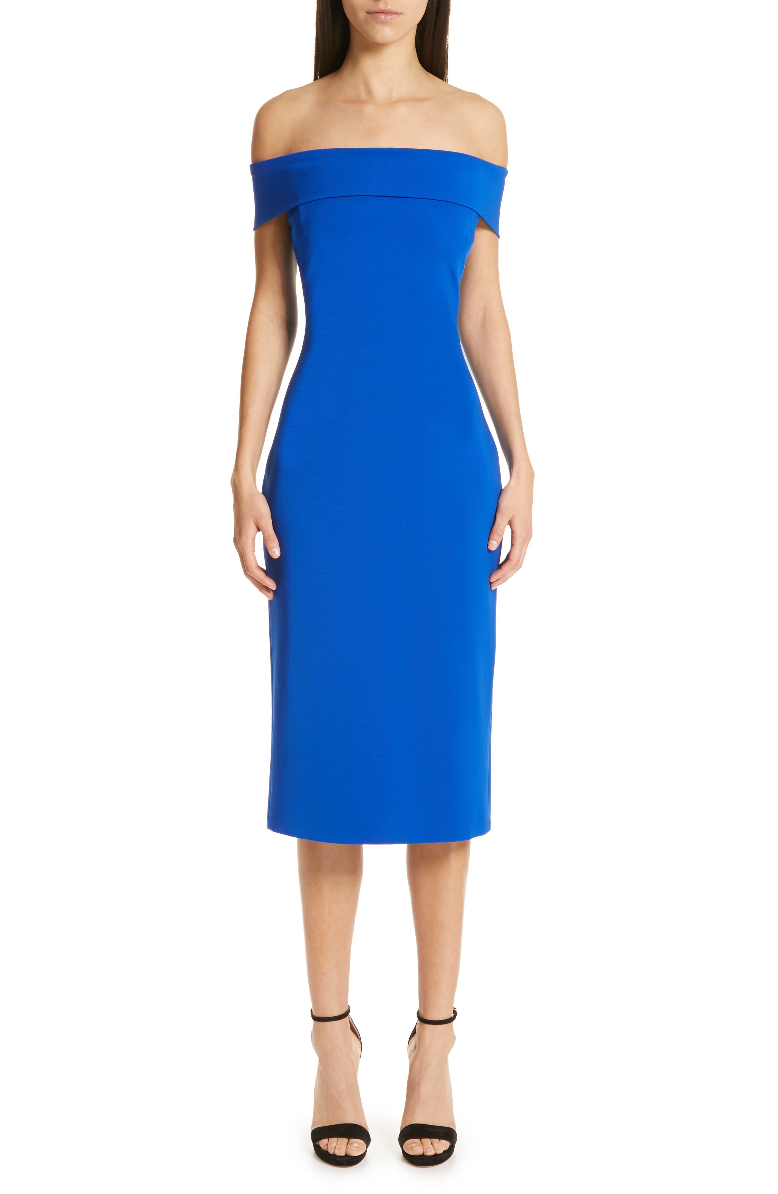 Cushnie Off The Shoulder Pencil Dress