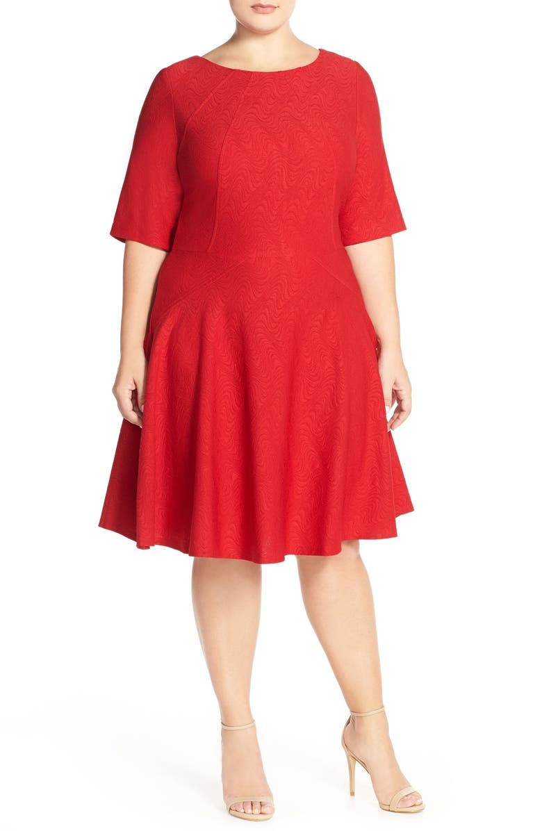 Gabby Skye 'Mini Swirl' Knit Dress (Plus Size) | Nordstrom