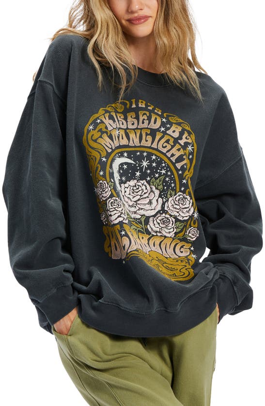 BILLABONG RIDE IN COTTON BLEND GRAPHIC SWEATSHIRT